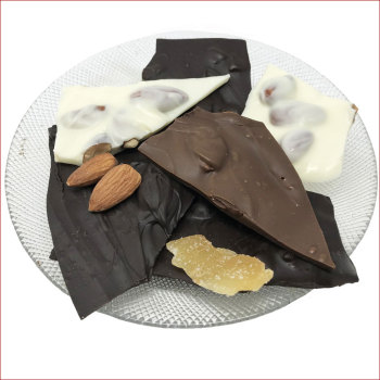 Chocolate Almond Bark, 10 oz. 100 Anniversary Tin