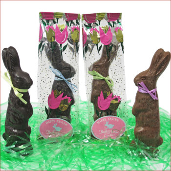 MILK Chocolate Molded Rabbits