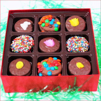 Gourmet Milk Chocolate Covered Oreos Gift Box 18 pc